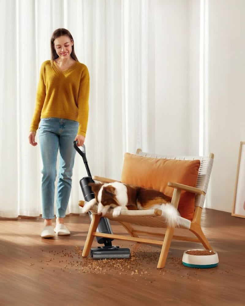 dreame h12 pro zwart wet and dry dweilstofzuiger impressie new