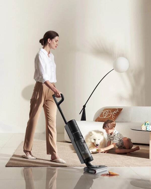 dreame h12 pro zwart wet and dry dweilstofzuiger impressie2