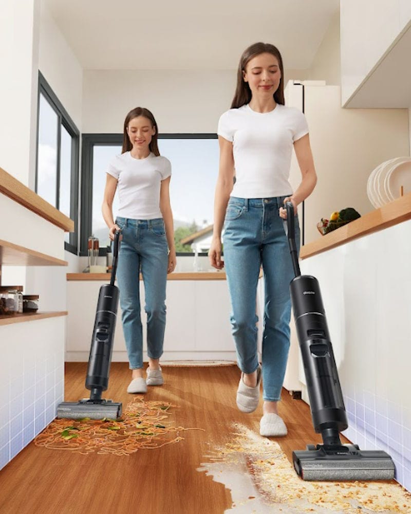 dreame h12 pro zwart wet and dry dweilstofzuiger impressie randen1