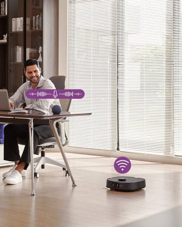 eureka j15 pro ultra zwart robotstofzuiger smart home