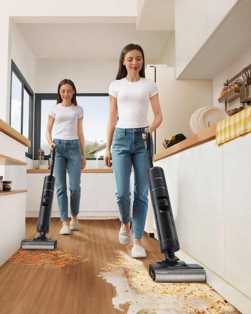 dreame h12 pro ultra zwart wet and dry dweilstofzuiger impressie new