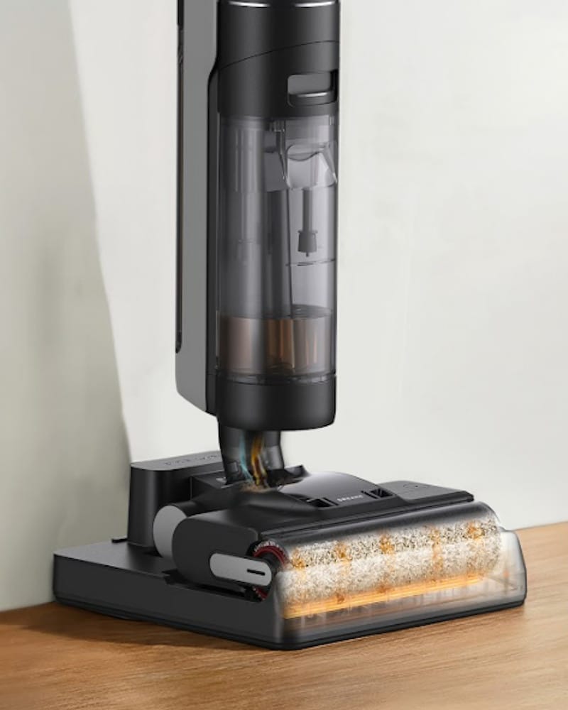 dreame h12 pro ultra zwart wet and dry dweilstofzuiger wassen en drogen