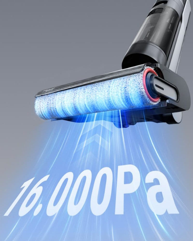 dreame h12 pro ultra zwart wet and dry dweilstofzuiger zuigkracht