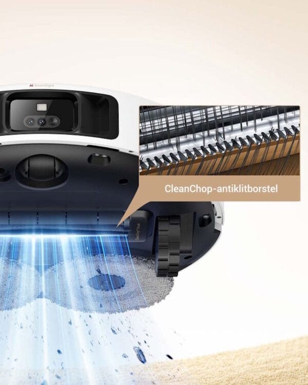 mova p50 pro ultra wit robotstofzuiger cleanchop borstel