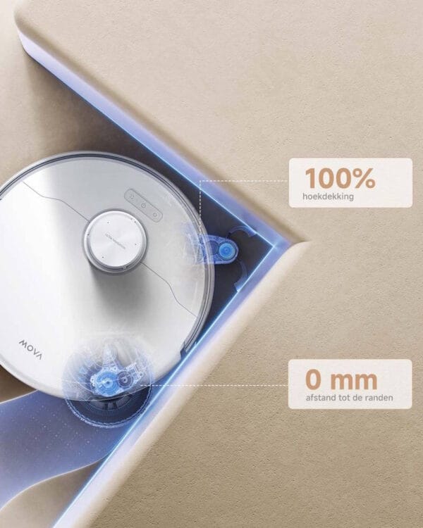 mova p50 pro ultra wit robotstofzuiger uitzetbare borstels