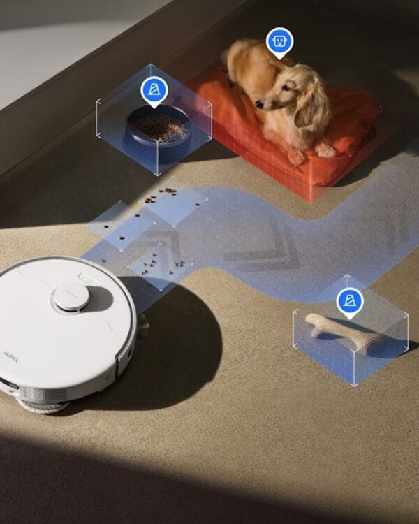 mova p50 ultra wit robotstofzuiger impressie