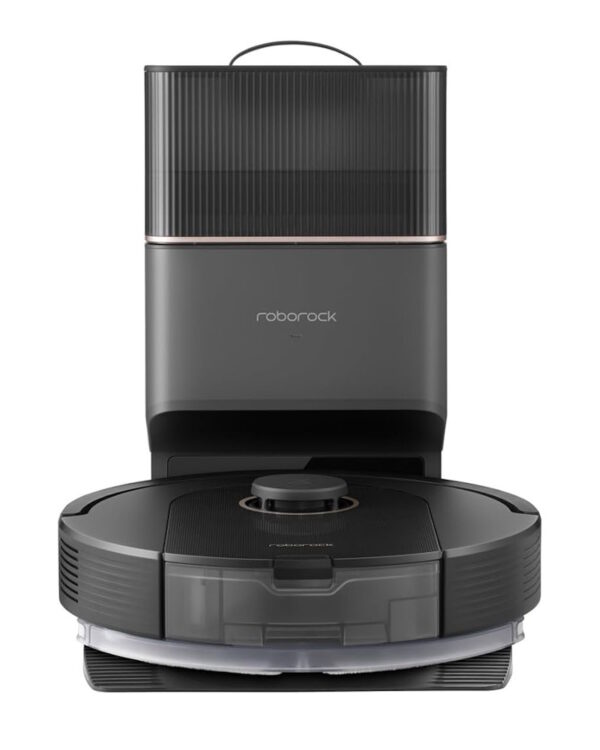 roborock q5 pro plus zwart robotstofzuiger voorkant