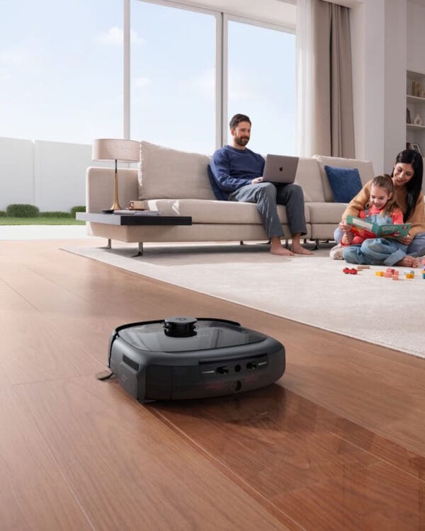 eufy e25 omni zwart robotstofzuiger impressie