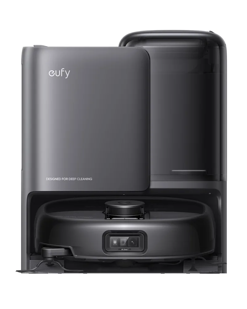 eufy e25 omni zwart robotstofzuiger voorkant