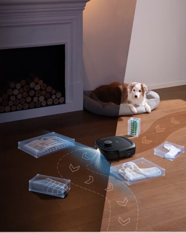 eufy e28 omni zwart robotstofzuiger obstakeldetectie