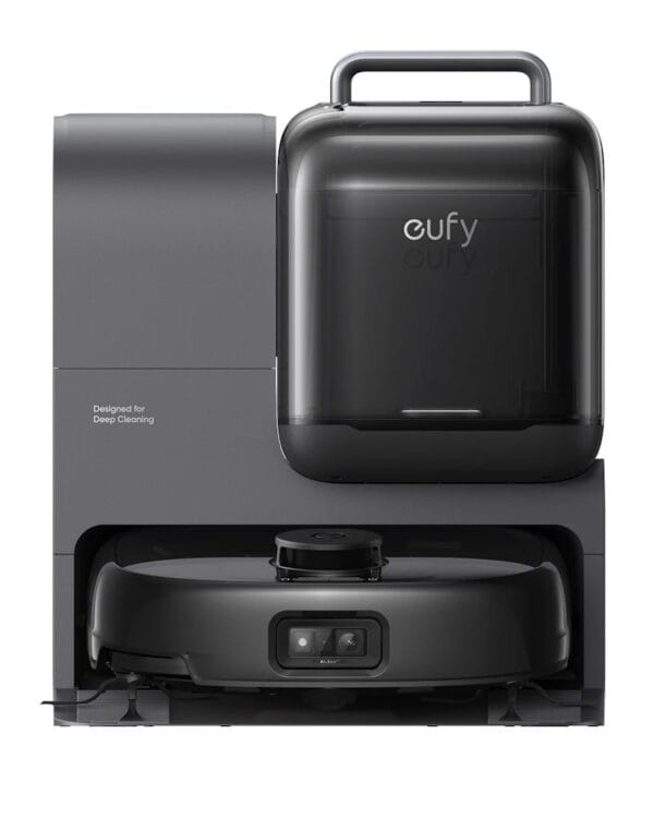 eufy e28 omni zwart robotstofzuiger voorkant