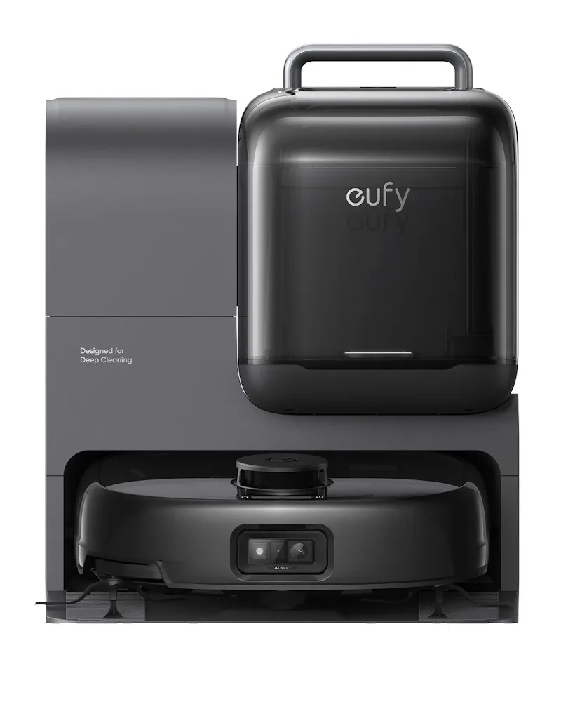 eufy e28 omni zwart robotstofzuiger voorkant