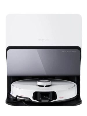 roborock s8 maxv ultra-wit robotstofzuiger voorkant
