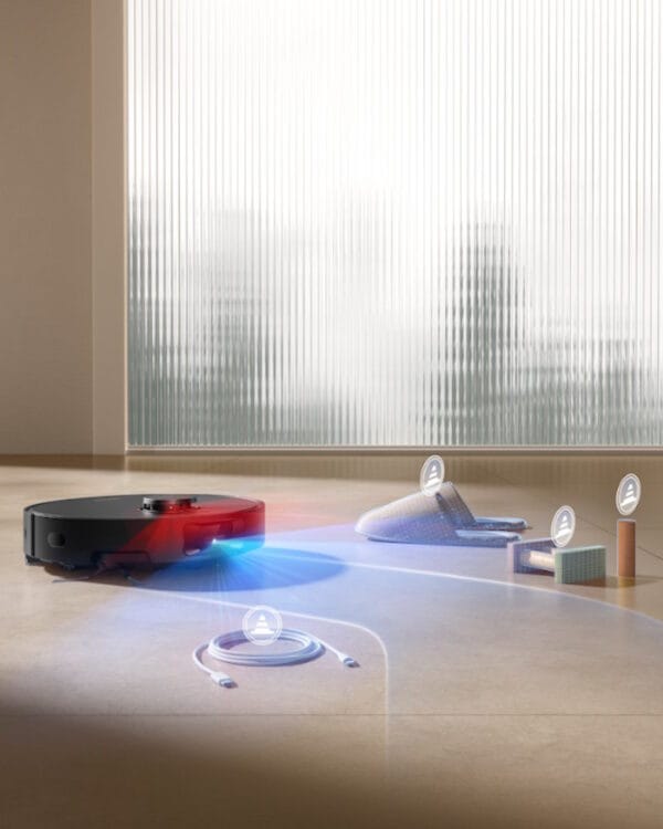 dreame d20 pro plus zwart robotstofzuiger navigatie