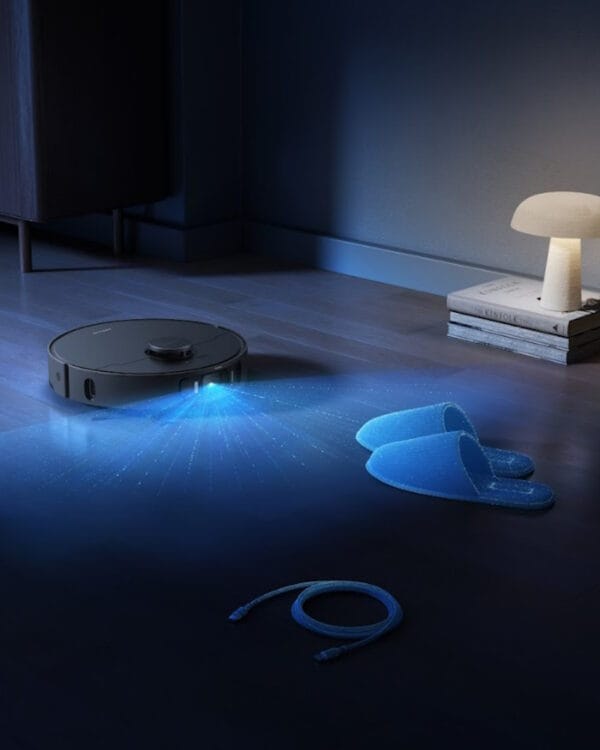 dreame l40 ultra ae zwart robotstofzuiger impressie1