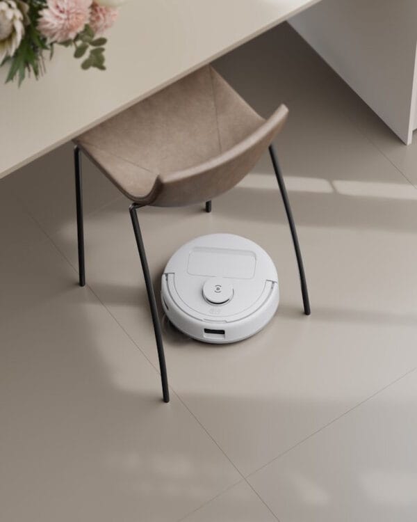 ecovacs deebot mini blauw robotstofzuiger impressie