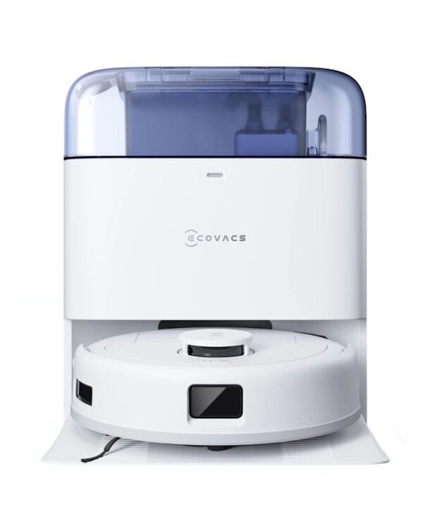 ecovacs deebot mini blauw robotstofzuiger voorkant