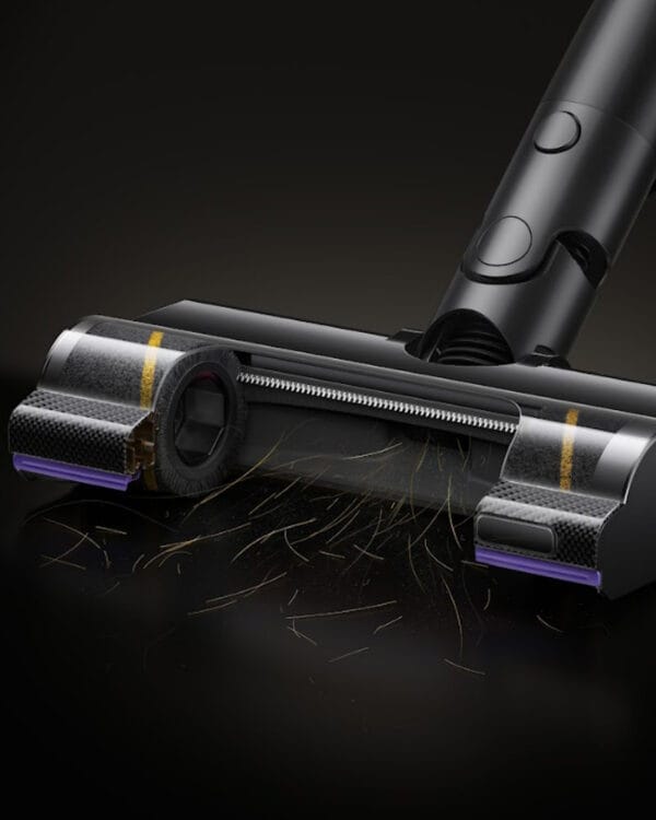 dreame v20 pro zwart steelstofzuiger tanglecut