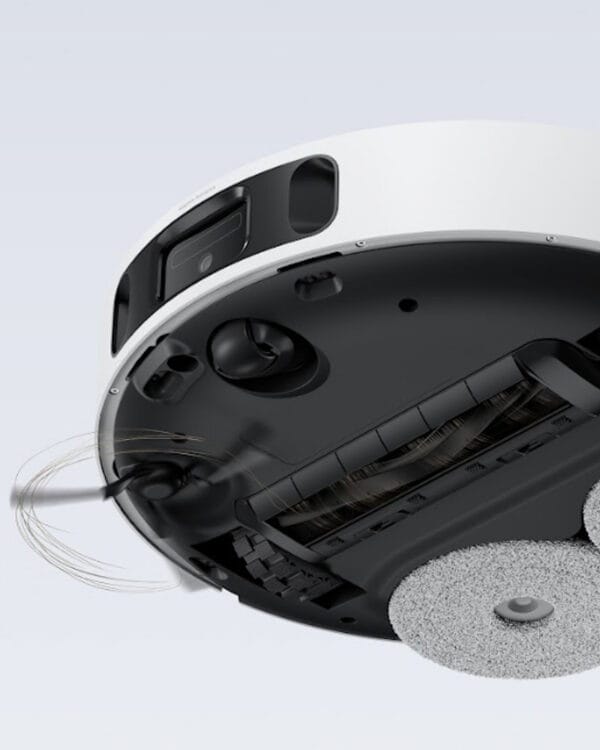 mova e40 ultra wit robotstofzuiger onderkant robot