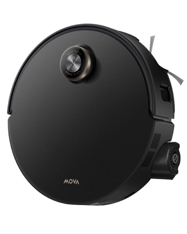 mova z60 ultra roller complete zwart robotstofzuiger schuin robot