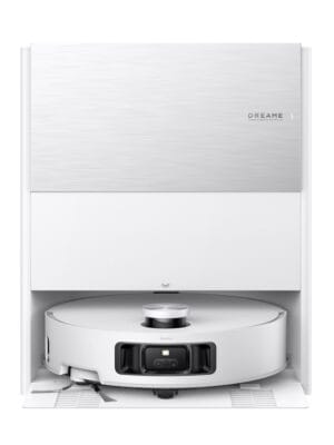 dreame aqua10 roller wit robotstofzuiger voorkant