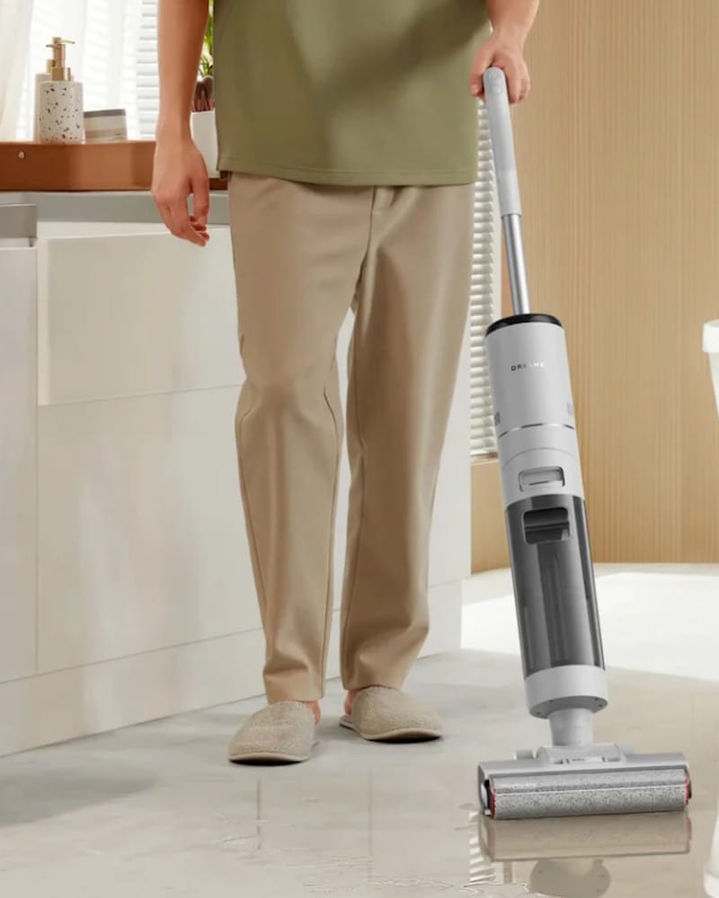 dreame g10 pro grijs wet and dry dweilstofzuiger impressie