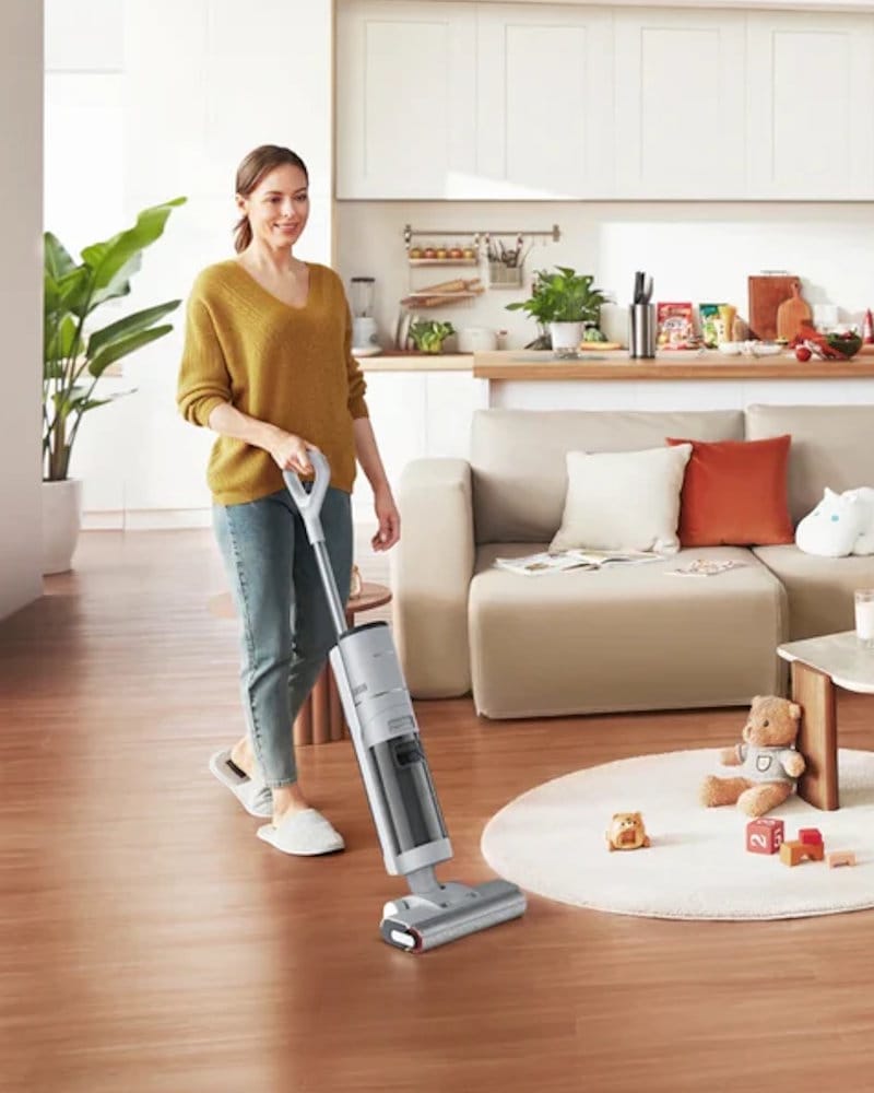 dreame g10 pro grijs wet and dry dweilstofzuiger impressie2