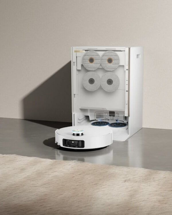 dreame matrix10 ultra wit robotstofzuiger impressie station