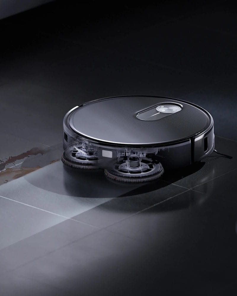 roborock qrevo slim zwart robotstofzuiger dweilen