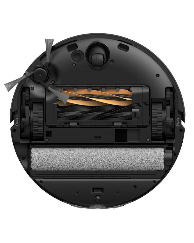 dreame aqua 10 ultra roller complete zwart robotstofzuiger onderkant robot