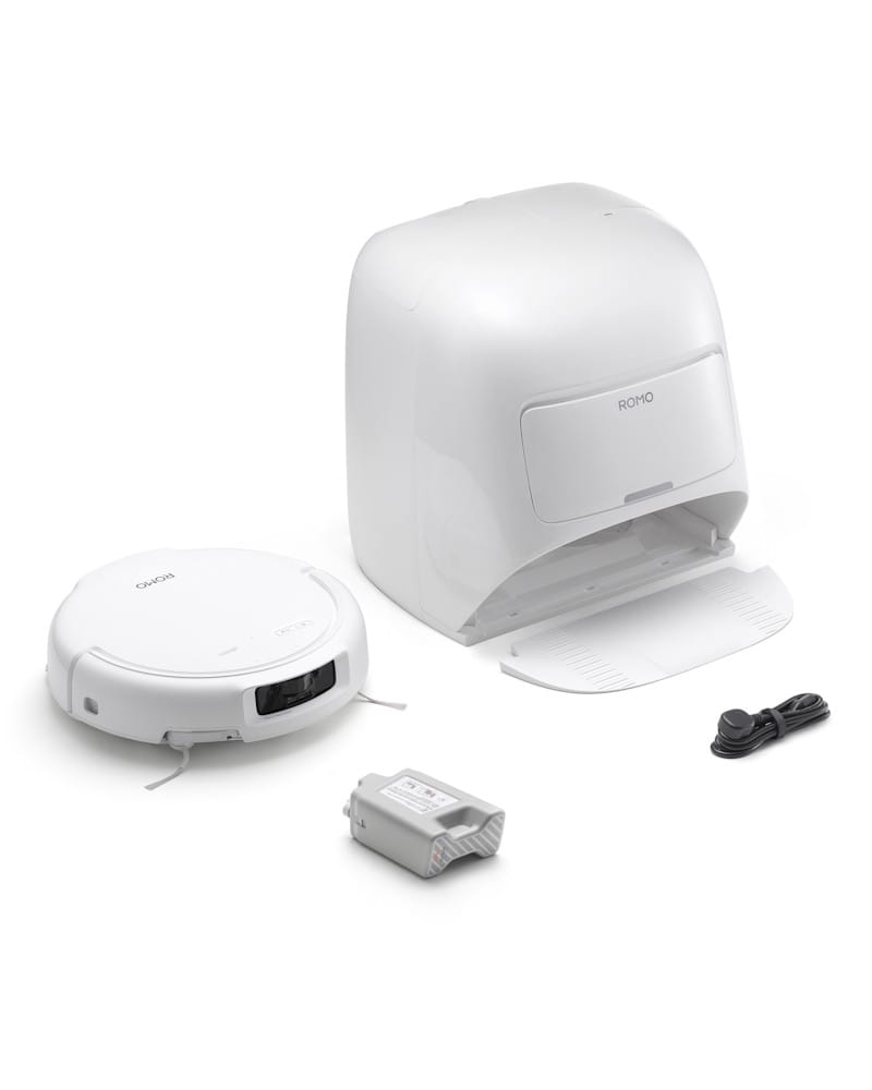 dji romo s wit robotstofzuiger inhoud