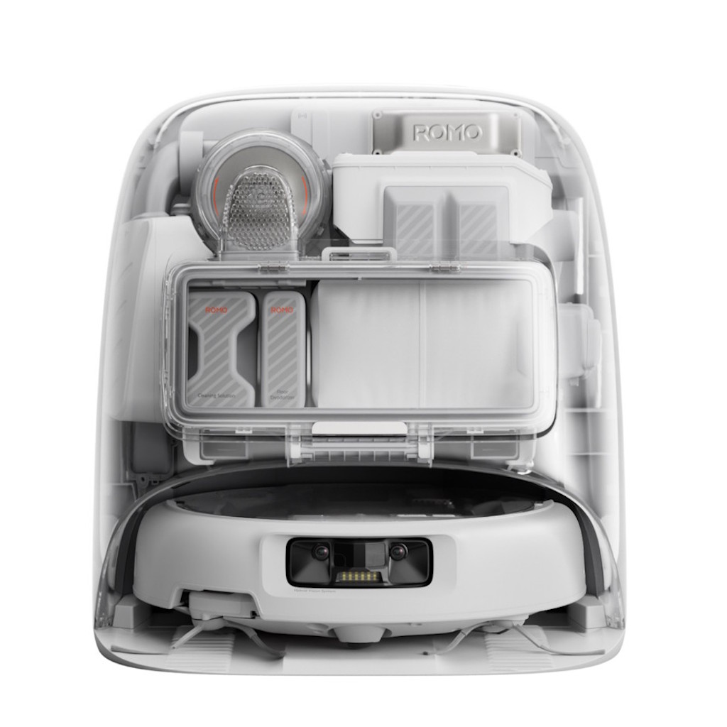 dji romo p robotstofzuiger voorkant home