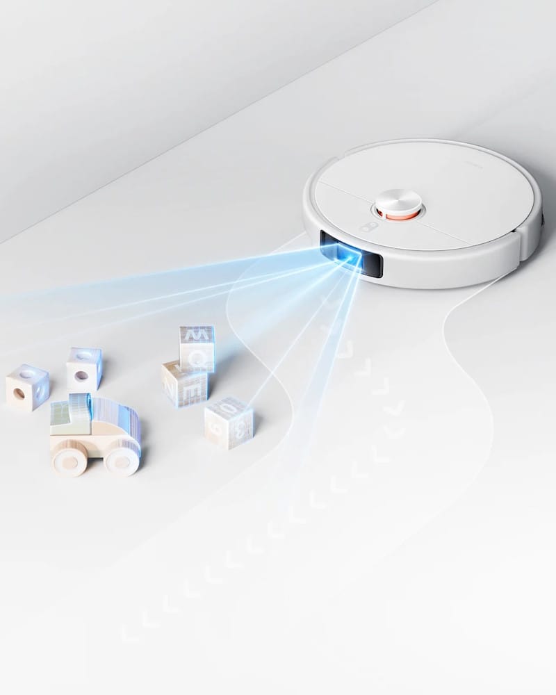 xiaomi h50 pro wit robotstofzuiger detectie