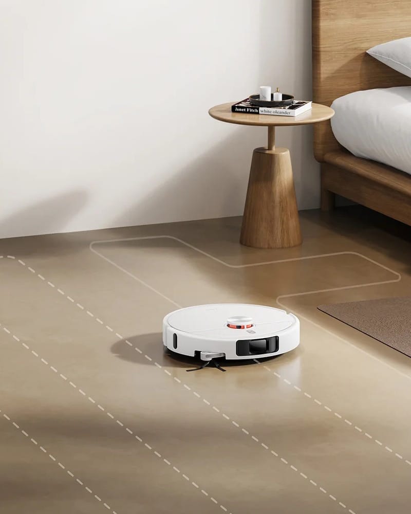 xiaomi h50 pro wit robotstofzuiger routeplanning