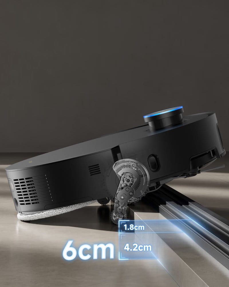 dreame x50 ultra complete-zwart robotstofzuiger drempels