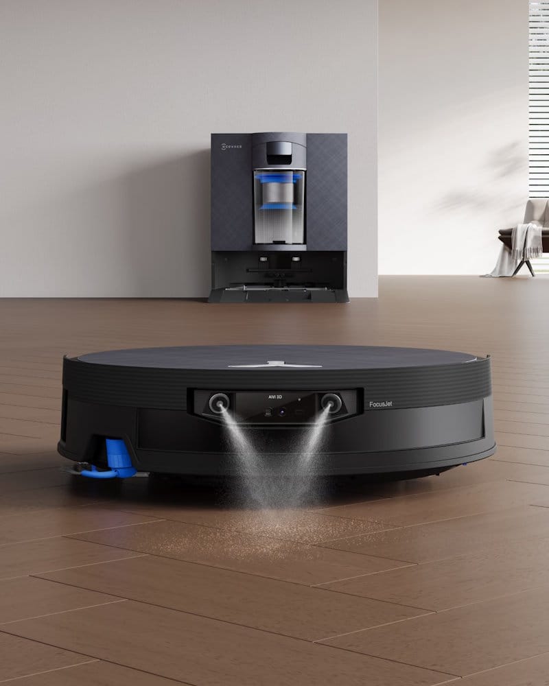 ecovacs x12 omnicyclone grijs robotstofzuiger impressie