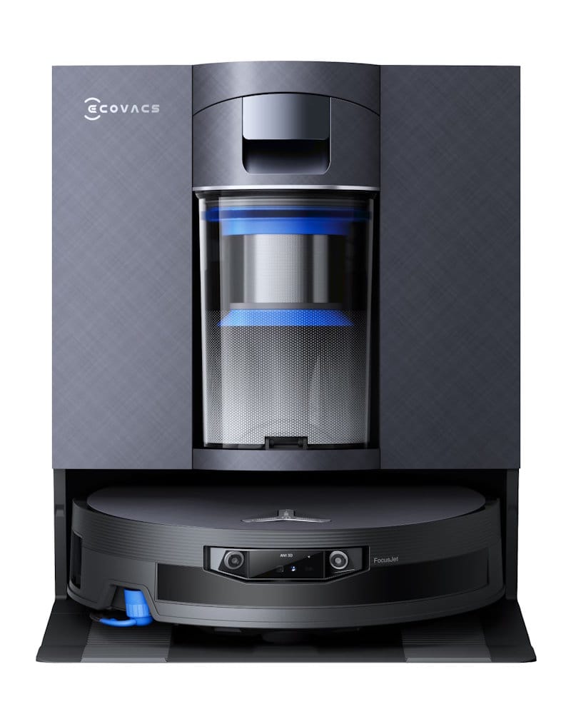 ecovacs x12 omnicyclone grijs robotstofzuiger voorkant