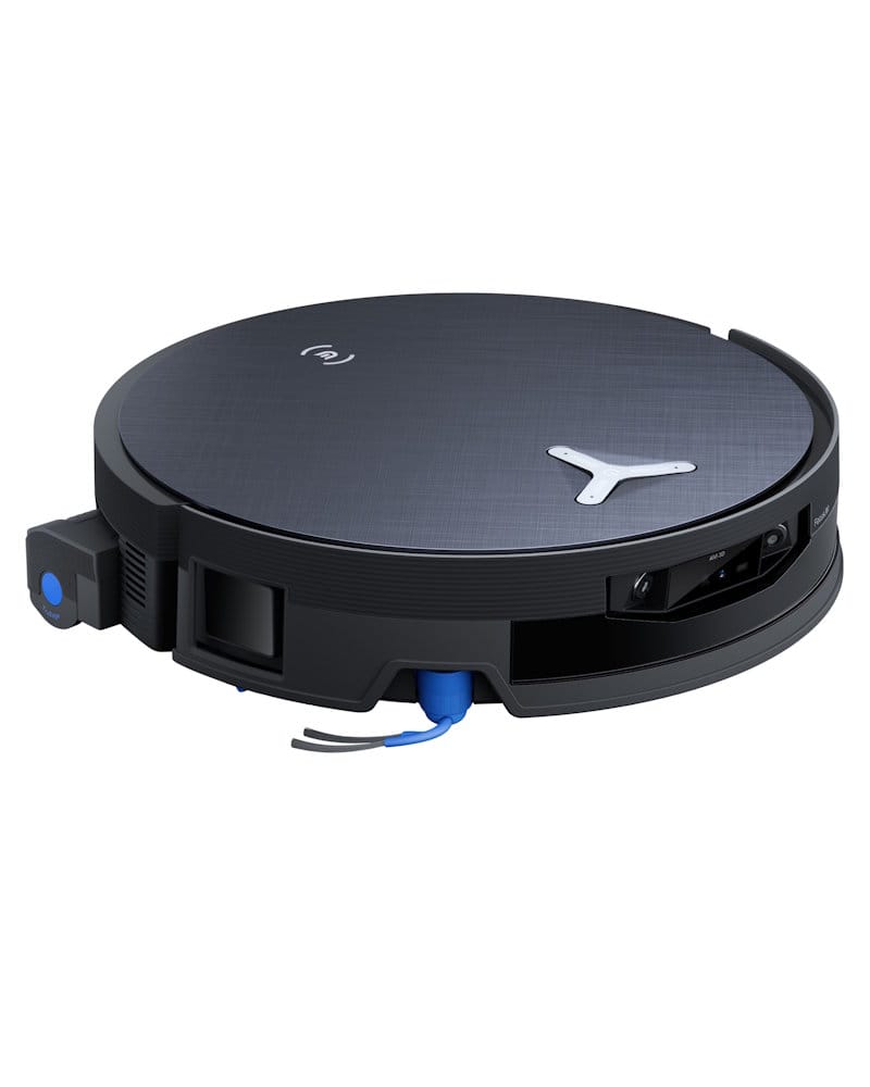 ecovacs x12 omnicyclone grijs robotstofzuiger zijkant robot
