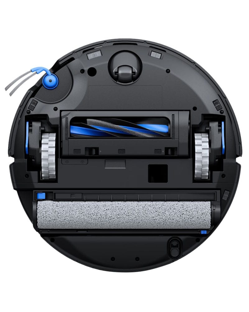 ecovacs x12 pro omni zwart robotstofzuiger onderkant robot
