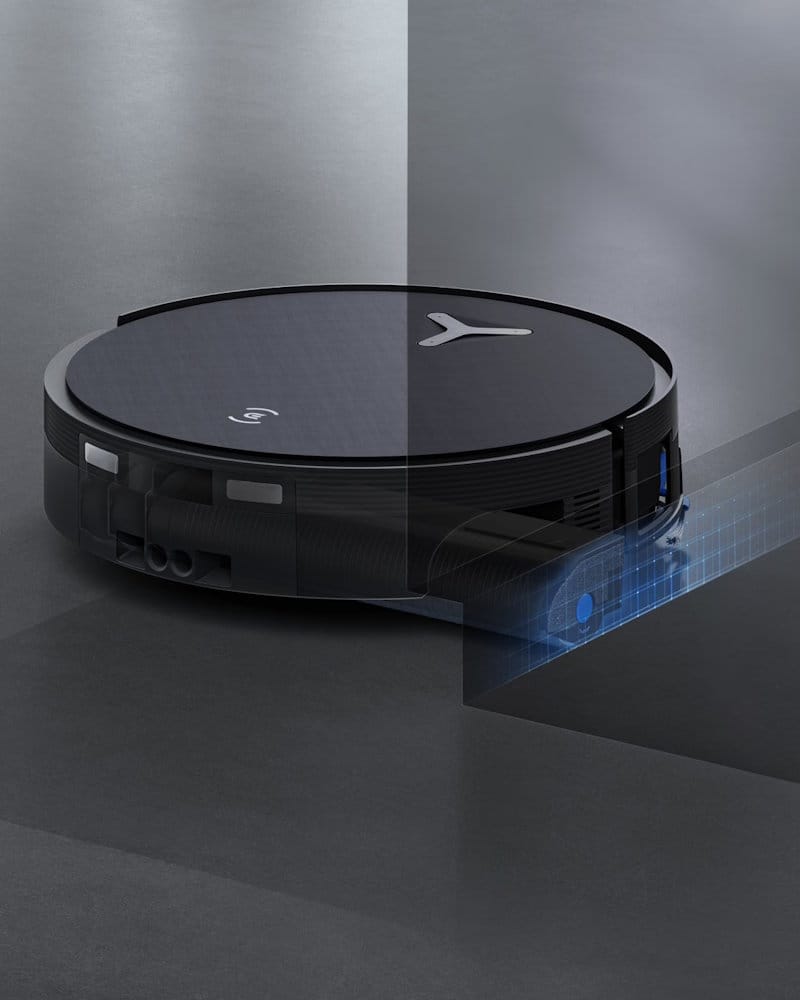 ecovacs x12 pro omni zwart robotstofzuiger randen