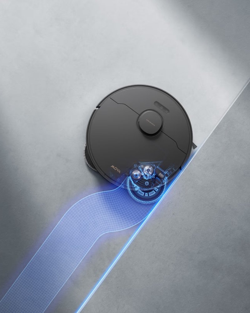 mova e50 pro ultra zwart robotstofzuiger maxireach