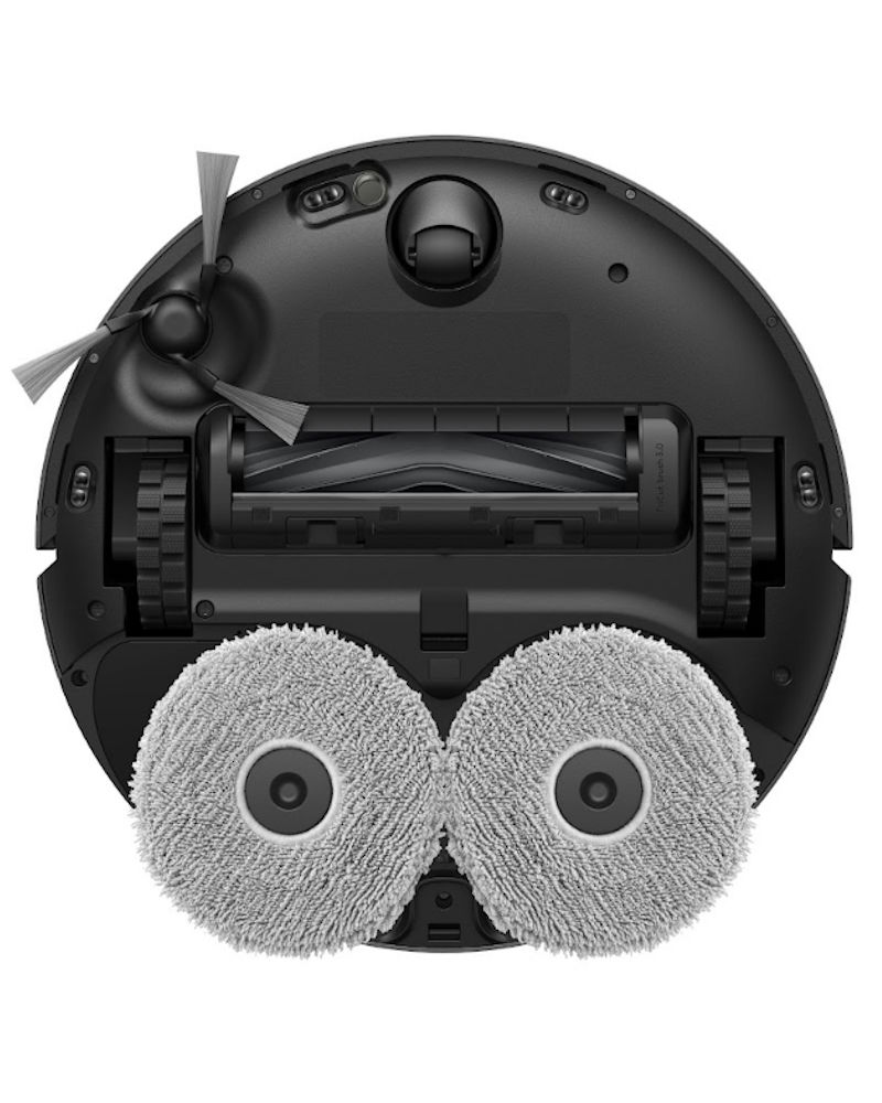 mova e50 pro ultra zwart robotstofzuiger onderkant robot